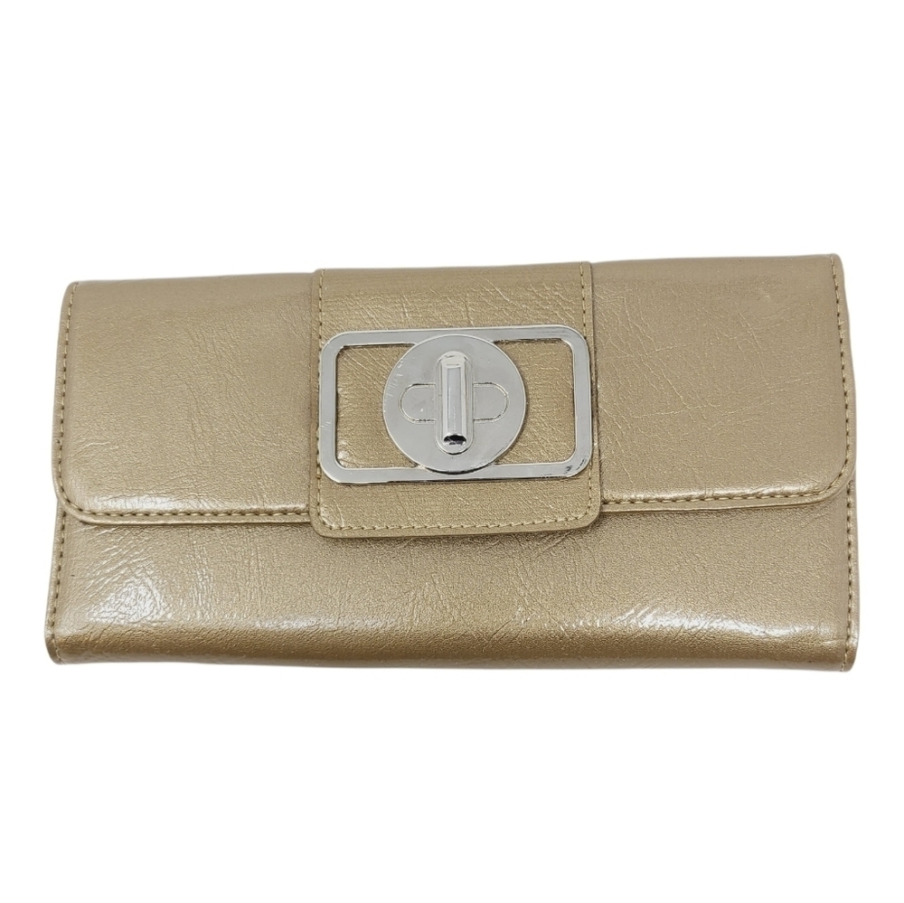 Unbranded | Women's Bronze Gold Wallet With Silver Hardware (One Size)